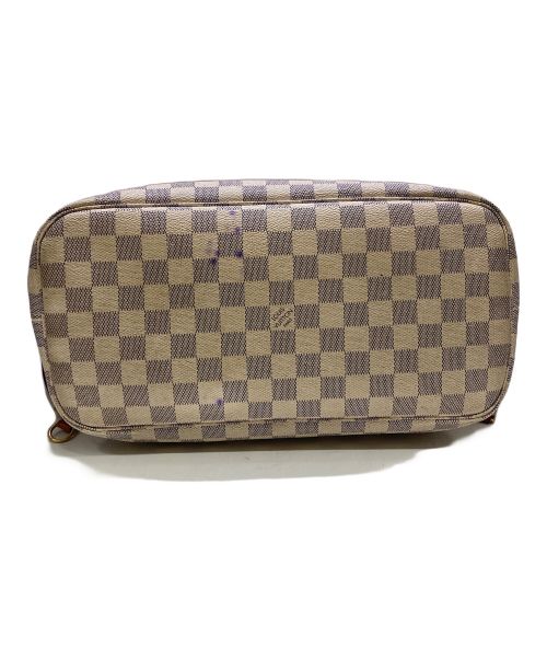 LOUIS VUITTON（ルイ ヴィトン）LOUIS VUITTON (ルイ ヴィトン) ダミエ・アズール ネヴァーフルMM ホワイト×ブラウンの古着・服飾アイテム