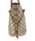 LOUIS VUITTON (ルイ ヴィトン) ダミエ・アズール ネヴァーフルMM ホワイト×ブラウン：48000円