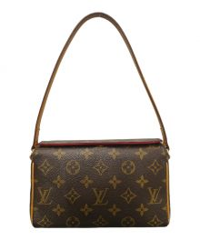 LOUIS VUITTON（ルイ ヴィトン）の古着「モノグラム レシタル」｜レッド×ブラウン