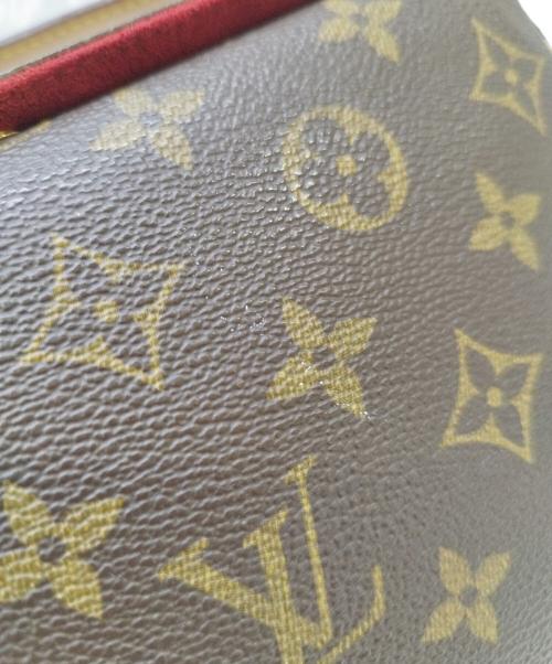 LOUIS VUITTON（ルイ ヴィトン）LOUIS VUITTON (ルイ ヴィトン) モノグラム レシタル レッド×ブラウン サイズ:-の古着・服飾アイテム