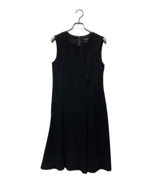 theory（セオリー）theory (セオリー) ノースリーブワンピース ブラック 未使用品の古着・服飾アイテム