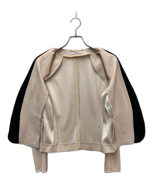 BEIGE（ベイジ）BEIGE (ベイジ) ダブルカラージャケット ライトピンク サイズ:４の古着・服飾アイテム