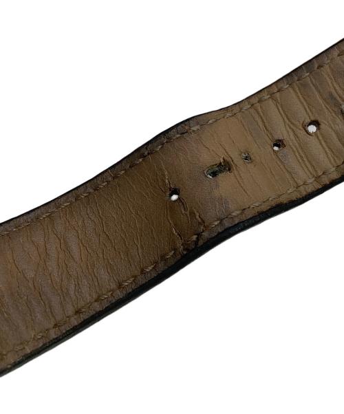 GUCCI（グッチ）GUCCI (グッチ) 腕時計 スクエアレクタンギュラー ブラックの古着・服飾アイテム