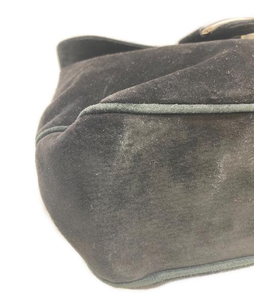 Salvatore Ferragamo（サルヴァトーレ フェラガモ）Salvatore Ferragamo (サルヴァトーレ フェラガモ) スエードトートバッグ ブラックの古着・服飾アイテム