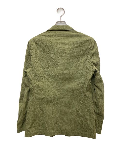 LARDINI（ラルディーニ）LARDINI (ラルディーニ) パイピングサッカーテーラードジャケット グリーン サイズ:48の古着・服飾アイテム