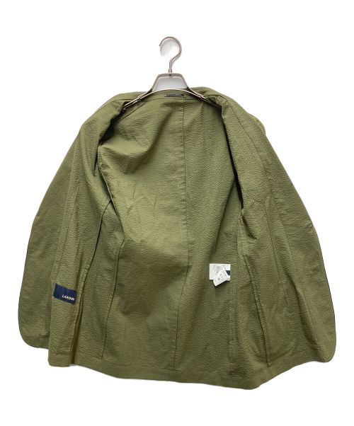 LARDINI（ラルディーニ）LARDINI (ラルディーニ) パイピングサッカーテーラードジャケット グリーン サイズ:48の古着・服飾アイテム