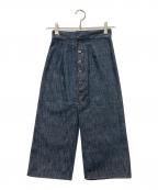 MIU MIUミュウミュウ）の古着「スリットデニムタイトスカート」｜インディゴ