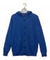 BLACK LABEL CRESTBRIDGE（ブラックレーベル クレストブリッジ）の古着「フード付ニットカーディガン」｜ブルー