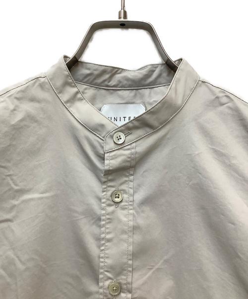 UNITED TOKYO（ユナイテッドトーキョー）UNITED TOKYO (ユナイテッドトーキョー) バンドカラーシャツ グレー サイズ:1 未使用品の古着・服飾アイテム