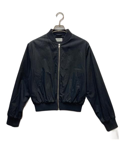 FRED PERRY（フレッドペリー）FRED PERRY (フレッドペリー) MARGARET HOWELL (マーガレットハウエル) ボンバージャケット ブラック サイズ:8の古着・服飾アイテム
