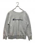 Champion REVERSE WEAVEチャンピオン リバース ウィーブ）の古着「ロゴ刺繍スウェット」｜グレー
