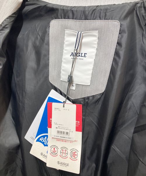 AIGLE（エーグル）AIGLE (エーグル) 透湿防水ラボウバルカラーコート グレー サイズ:XL 未使用品の古着・服飾アイテム