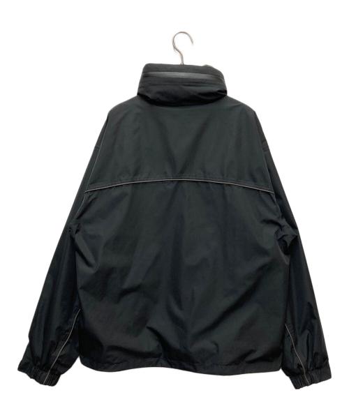 Porsche Design（ポルシェ デザイン）Porsche Design (ポルシェ デザイン) スタンドカラーナイロンジャケット ブラック サイズ:Lの古着・服飾アイテム