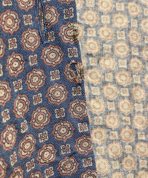 Burberry's（バーバリーズ）Burberry's (バーバリーズ) 総柄レトロシャツ ブラック サイズ:7の古着・服飾アイテム