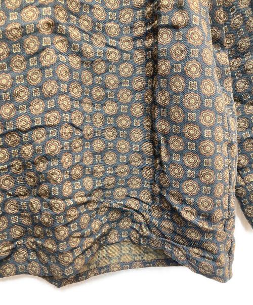 Burberry's（バーバリーズ）Burberry's (バーバリーズ) 総柄レトロシャツ ブラック サイズ:7の古着・服飾アイテム