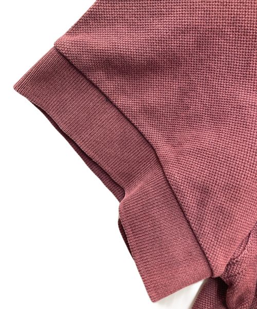 Saint Laurent Paris（サンローランパリ）Saint Laurent Paris (サンローランパリ) ワンポイントポロシャツ MOUJIK ボルドー サイズ:Sの古着・服飾アイテム