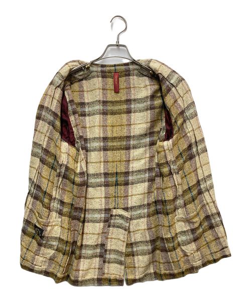 ernesto（エルネスト）ernesto (エルネスト) シルクテーラードジャケット マルチカラー サイズ:48の古着・服飾アイテム