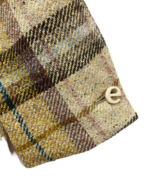 ernesto（エルネスト）ernesto (エルネスト) シルクテーラードジャケット マルチカラー サイズ:48の古着・服飾アイテム