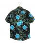 HUF (ハフ) FLOWER PATTERNED ALOHA SHIRT ブラック サイズ:S：3980円