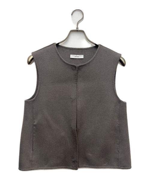 FENNEL（フェンネル）FENNEL (フェンネル) フォックスファーベスト グレージュ サイズ:9 未使用品の古着・服飾アイテム