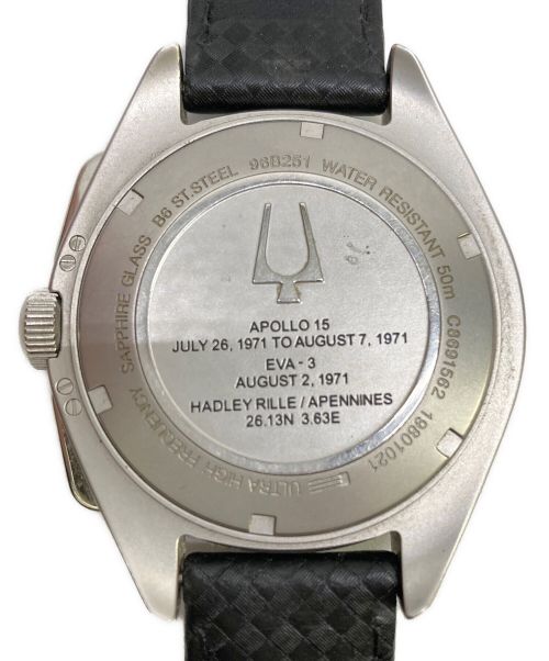 BULOVA（ブローバ）BULOVA (ブローバ) 腕時計 Special Edition Moon Apollo Lunar Pilot Chronograph Black Dial ブラックの古着・服飾アイテム