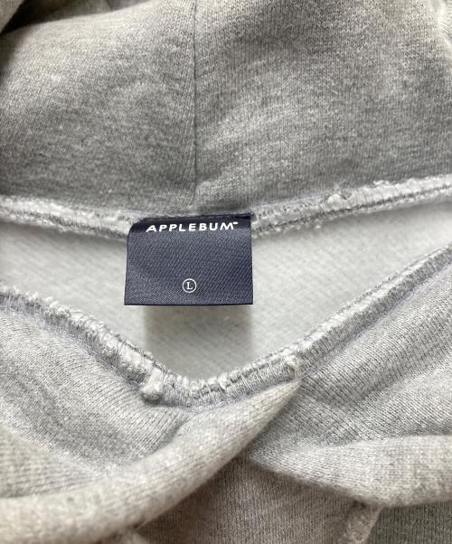 APPLEBUM（アップルバム）APPLEBUM (アップルバム) パーカー APPLE LOGO SWEAT PARKA グレー サイズ:Lの古着・服飾アイテム