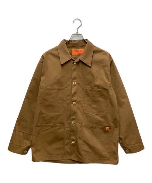 UNIVERSAL OVERALL（ユニバーサルオーバーオール）UNIVERSAL OVERALL (ユニバーサルオーバーオール) カバーオール ブラウン サイズ:Lの古着・服飾アイテム