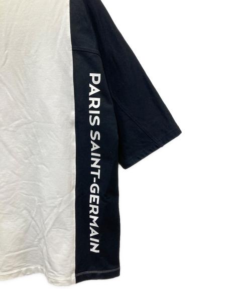 Paris Saint-Germain（パリサンジェルマン）Paris Saint-Germain (パリサンジェルマン) カットソー ホワイト×ブラック サイズ:Lの古着・服飾アイテム