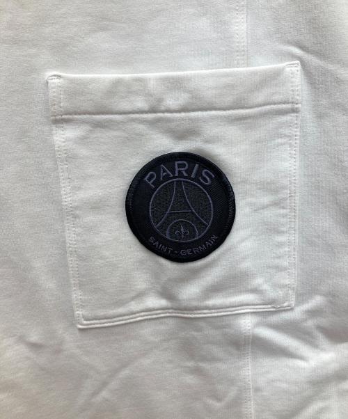 Paris Saint-Germain（パリサンジェルマン）Paris Saint-Germain (パリサンジェルマン) カットソー ホワイト×ブラック サイズ:Lの古着・服飾アイテム