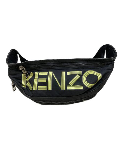 KENZO（ケンゾー）KENZO (ケンゾー) Reflective Bumbag ブラックの古着・服飾アイテム