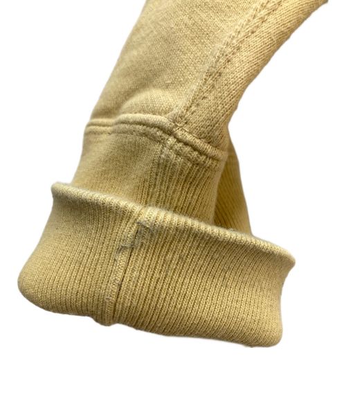 freewheelers（フリーホイーラーズ）freewheelers (フリーホイーラーズ) POWER WEAR (パワーウェア) PUMP JOCKEY SET-IN SLEEVE POCKET SWEAT SHIRT イエロー サイズ:Mの古着・服飾アイテム