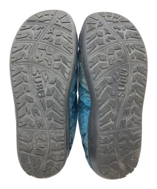 masu（エムエーエスユー）masu (エムエーエスユー) SUBU (スブ) ベロアサンダル ブルー サイズ:表記無の古着・服飾アイテム