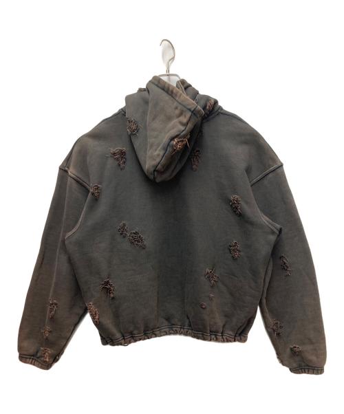 THUG CLUB（サグ クラブ）THUG CLUB (サグ クラブ) ROCK HOODIE ブラウン サイズ:1の古着・服飾アイテム