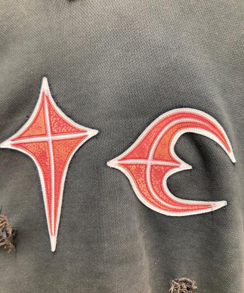 THUG CLUB（サグ クラブ）THUG CLUB (サグ クラブ) ROCK HOODIE ブラウン サイズ:1の古着・服飾アイテム