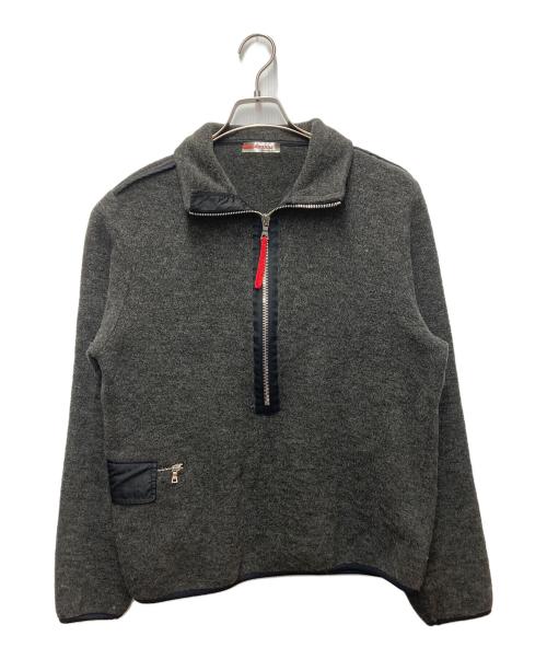 PRADA SPORTS（プラダスポーツ）PRADA SPORTS (プラダスポーツ) ハーフジップウールジャケット グレー サイズ:Sの古着・服飾アイテム