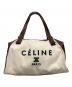 CELINE（セリーヌ）の古着「ロゴボストンバッグ」｜ベージュ×ブラウン