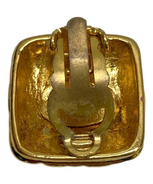 CHANEL（シャネル）CHANEL (シャネル) ココマークマトラッセイヤリング ゴールドカラーの古着・服飾アイテム