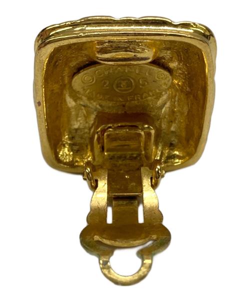 CHANEL（シャネル）CHANEL (シャネル) ココマークマトラッセイヤリング ゴールドカラーの古着・服飾アイテム