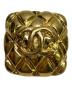 中古・古着 CHANEL (シャネル) ココマークマトラッセイヤリング ゴールドカラー：40000円