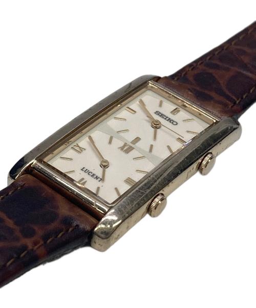 SEIKO（セイコー）SEIKO (セイコー) デュアルタイムウォッチ LUCENT ホワイトの古着・服飾アイテム