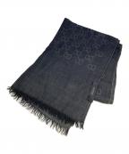 GUCCIグッチ）の古着「GGウールストール」｜グレー×ブラック