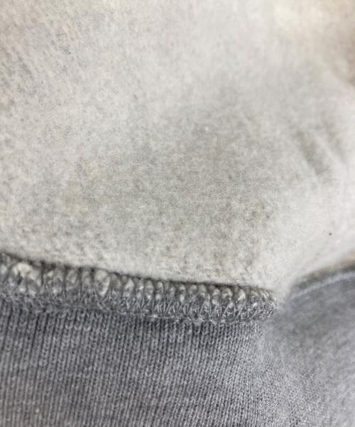 SIR BENNI MILES（サーベニマイルス）SIR BENNI MILES (サーベニマイルス) ロゴ刺繍ジップパーカー ブラック×グレー サイズ:Mの古着・服飾アイテム