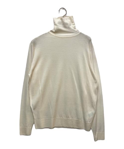 JOHN SMEDLEY（ジョンスメドレー）JOHN SMEDLEY (ジョンスメドレー) タートルネックニット アイボリー サイズ:Mの古着・服飾アイテム