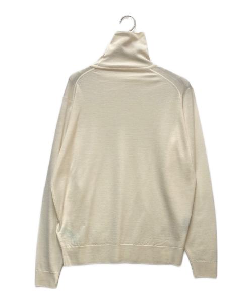 JOHN SMEDLEY（ジョンスメドレー）JOHN SMEDLEY (ジョンスメドレー) タートルネックニット アイボリー サイズ:Mの古着・服飾アイテム
