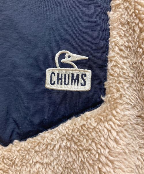 CHUMS（チャムス）CHUMS (チャムス) ボアフリースジャケット ブラック×ベージュ サイズ:SIZE Mの古着・服飾アイテム