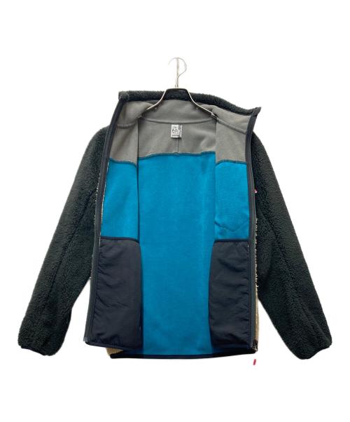 CHUMS（チャムス）CHUMS (チャムス) ボアフリースジャケット ブラック×ベージュ サイズ:SIZE Mの古着・服飾アイテム