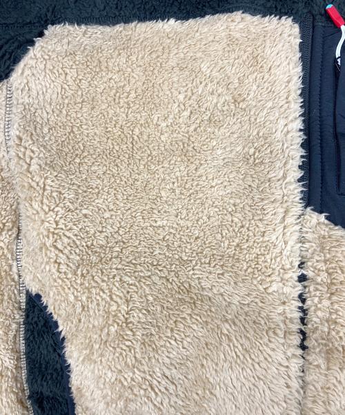 CHUMS（チャムス）CHUMS (チャムス) ボアフリースジャケット ブラック×ベージュ サイズ:SIZE Mの古着・服飾アイテム