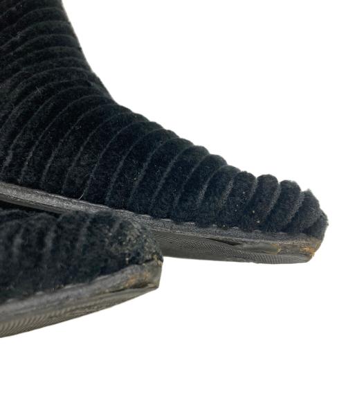 LOUIS VUITTON（ルイ ヴィトン）LOUIS VUITTON (ルイ ヴィトン) MONOGRAM VELVET CHELSEA BOOTS ブラック サイズ:35 1/2の古着・服飾アイテム