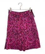 LOUIS VUITTONルイ ヴィトン）の古着「Graffiti Box Pleats Skirt」｜ピンク