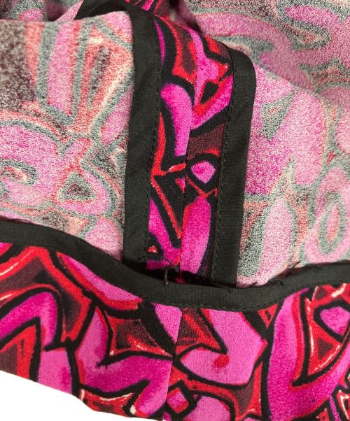 LOUIS VUITTON（ルイ ヴィトン）LOUIS VUITTON (ルイ ヴィトン) Graffiti Box Pleats Skirt ピンク サイズ:34の古着・服飾アイテム